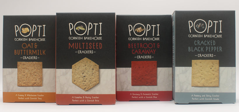Set of four Crackers for Cheese