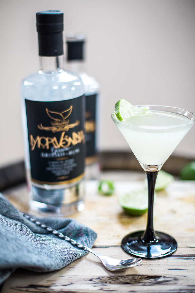 Morvenna Cornish white rum used in a rum daiquiri