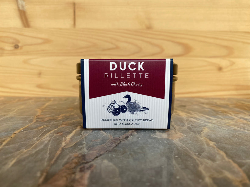 Duck Rillette with Black Cherries