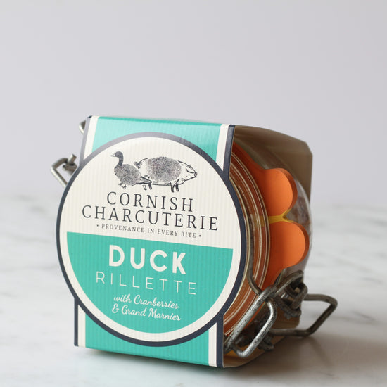 Cornish Charcuterie Duck rillette with cranberries and Grand Marnier