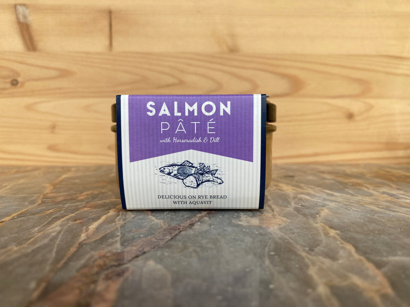 Salmon pâté with horseradish and dill