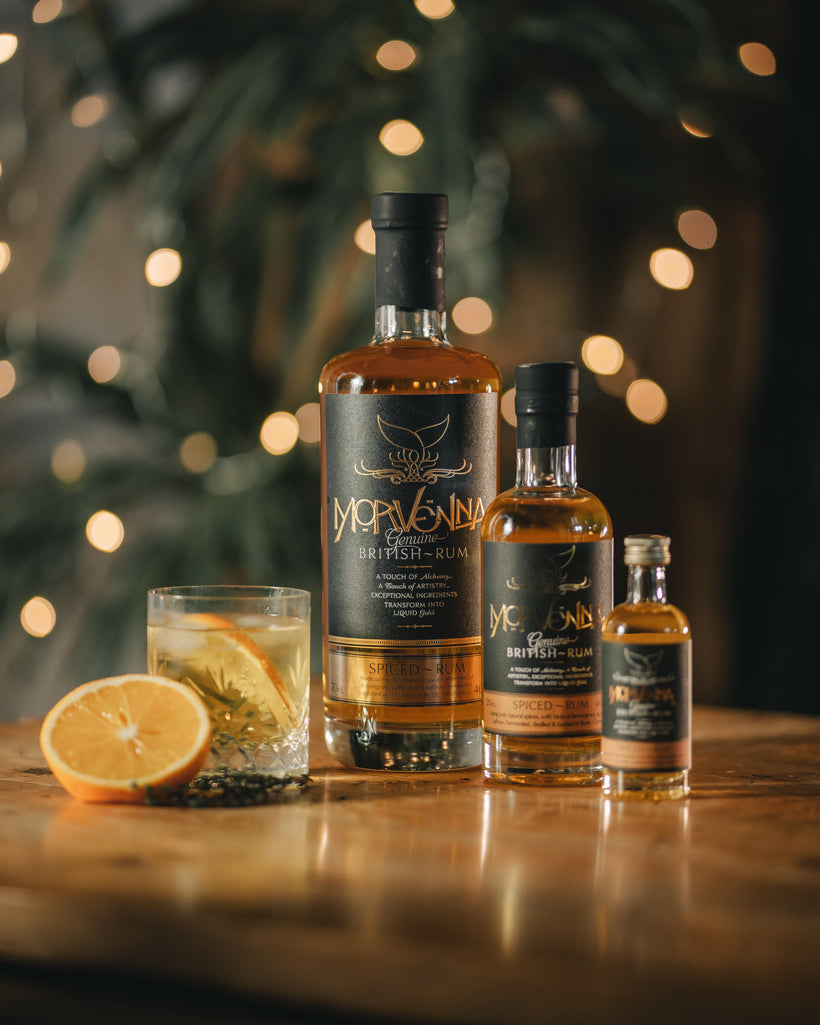Spiced Cornish Rum in various sizes