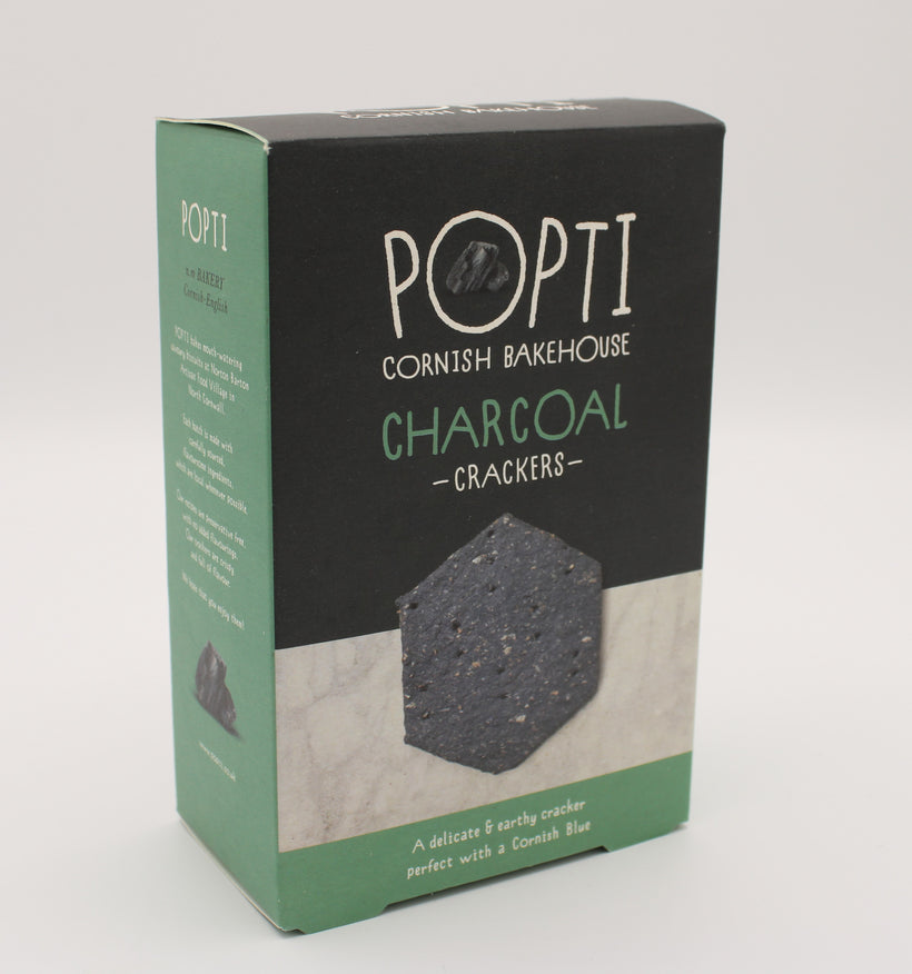 Charcoal Crackers for Cheese
