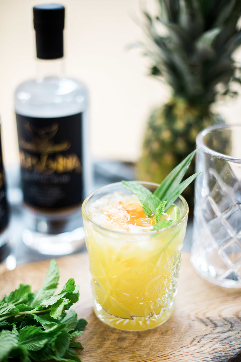 Morvenna Cornish white rum cocktail