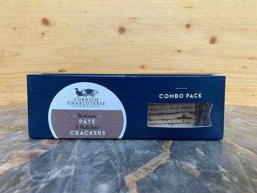 Mushroom Pate & Multiseed Crackers Combo Pack