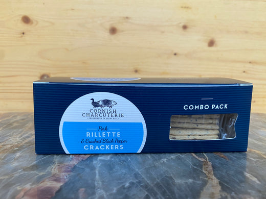 Pork Rillette & Cracked Black Pepper Crackers Combo Pack