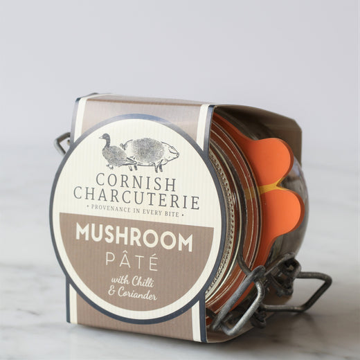 Cornish Charcuterie's award-winning mushroom pâté with chilli and coriander is rich and buttery. 