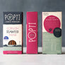 Artisan Cornish seaweed savoury biscuits from POPTI. Perfectly paired with soft cheese and cured meats from Cornish Charcuterie