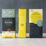 Garden Thyme Savoury Thins from POPTI Cornish Bakehouse are made with butter and garden thyme.